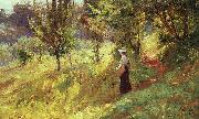 Theodore Clement Steele Berry Picker oil painting picture wholesale